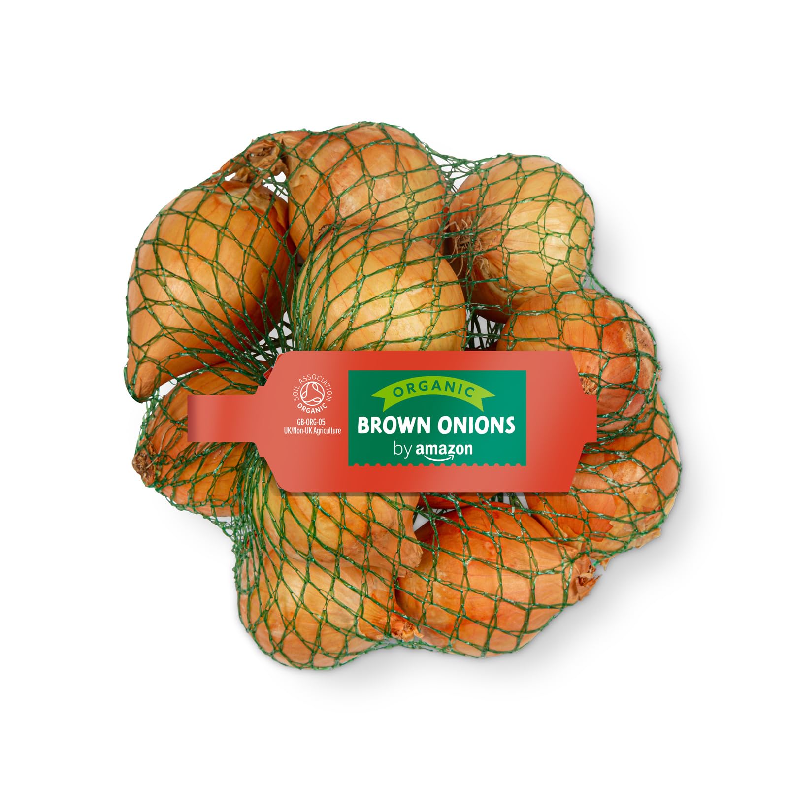 Amazon Organic Brown Onions - Large Size for Cooking & Snacking - Natural Sweetness - 750g